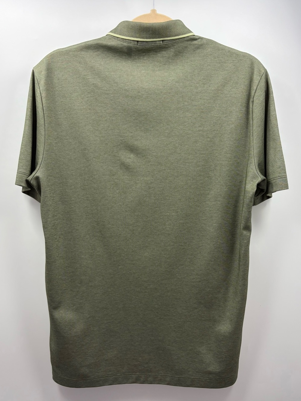 Theory Standard Current Pique Polo Olive Green Men’s Small - Picture 3 of 7